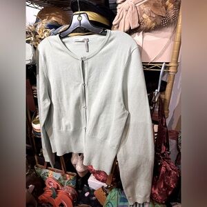 340 // Classiques Entier mint green cardigan // XL